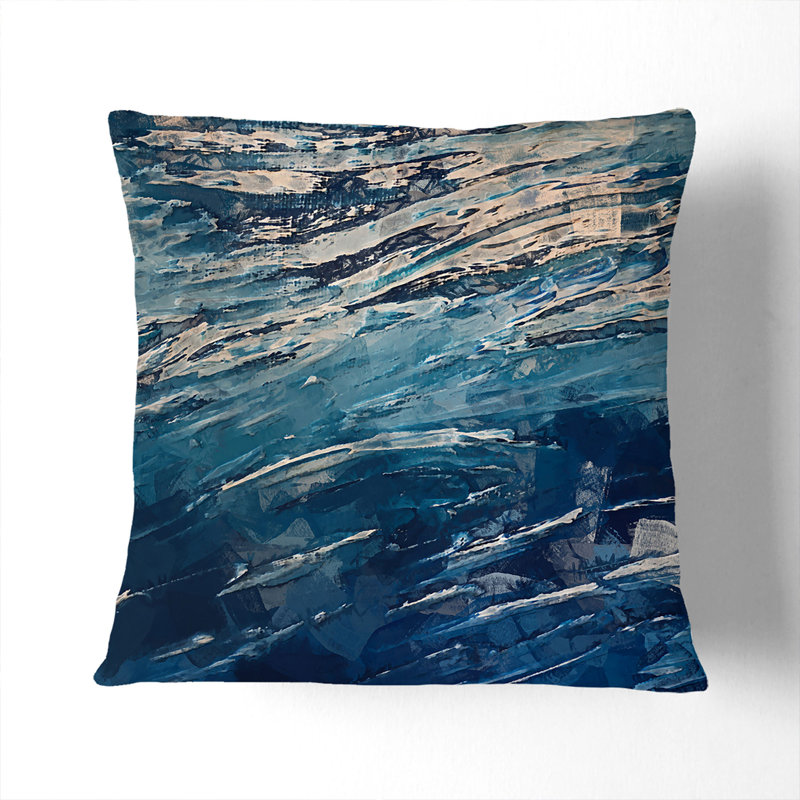 Square Throw Cushion, Black, 40cm H x 40cm W x 15cm D