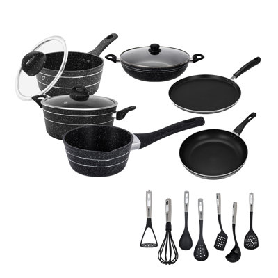 ROYALFORD Non-Stick Cookware & Utensil Combo Set