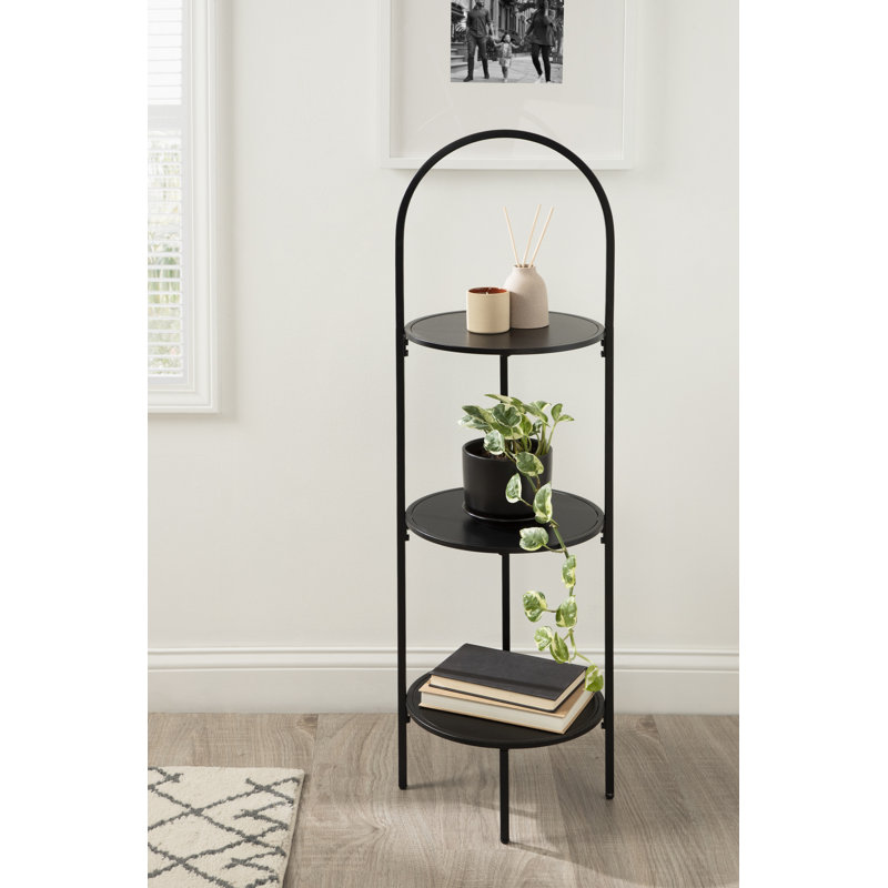 Support pour plante Quinlan, Noir