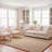 Auckland Bamboo Slat/Seagrass Brown/Tan/Red Area Rug-1941771214