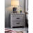 2 Nightstand, Gray Rustic, Wooden Bedroom Furnishing With Durability Nightstand For Bedroom, Rustic Finish, Storage