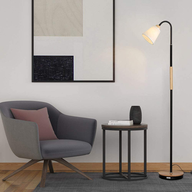 Lampe sur pied arquée 58 po Fuaad