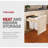 Rev-A-Shelf Wood Top Mount Pullout Trash Can(s), White -130703273-130703274