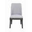 Ensemble de 2 chaises d'appoint et en lin Madan Light