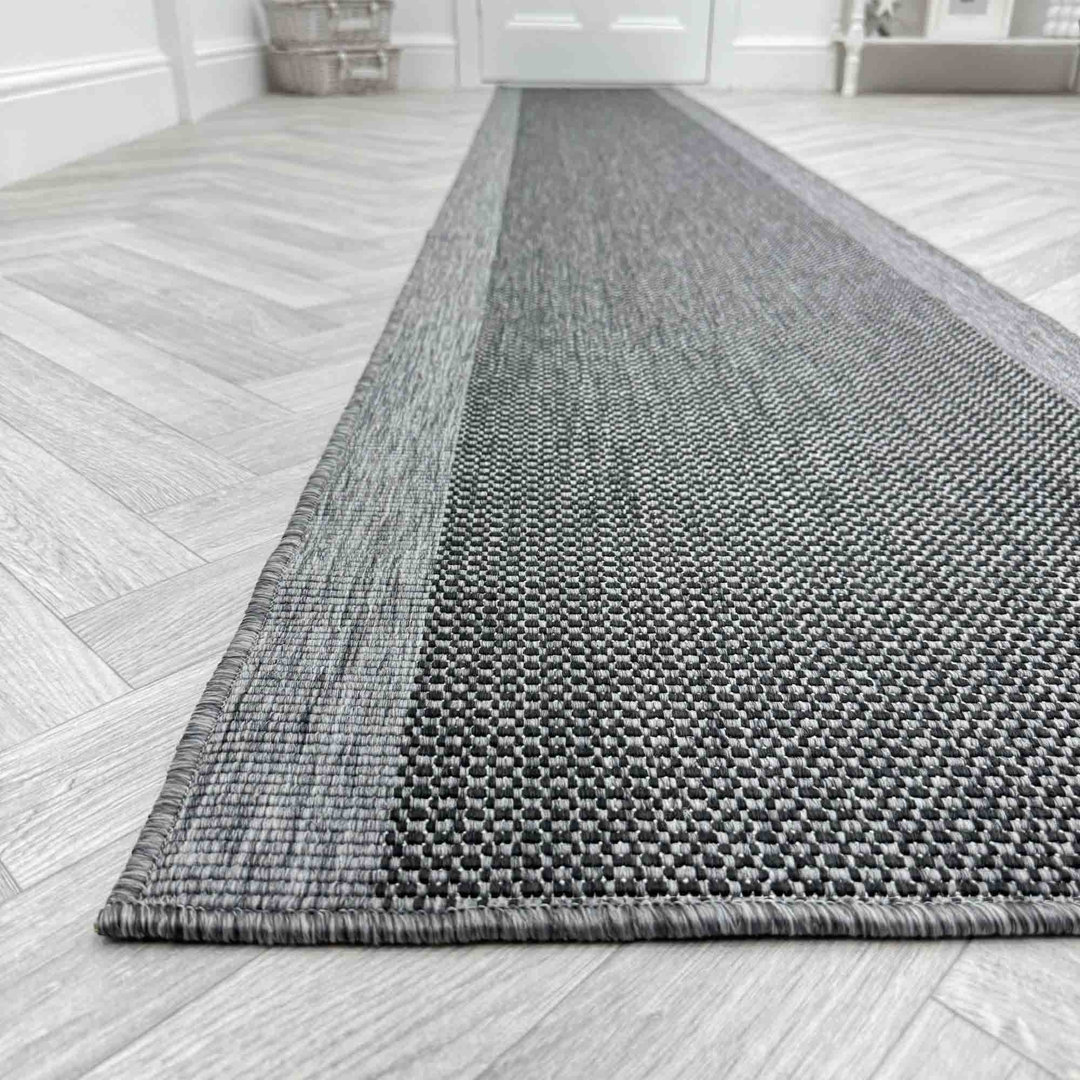 Vichy Midnight Indoor/Outdoor Hallway Runner Rug – Durable, Reversible & Hardwearing Carpet for Home or Garden