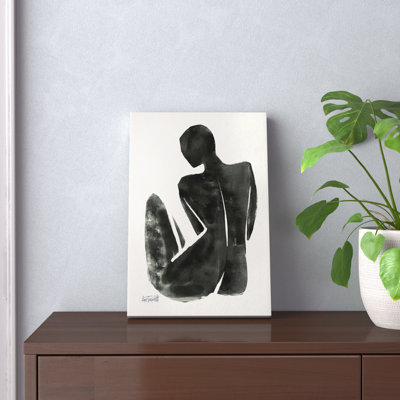 Neutre nu II - peinture sur toile tendue