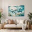 Art mural en métal Coastal Dolphin Pod-210504570