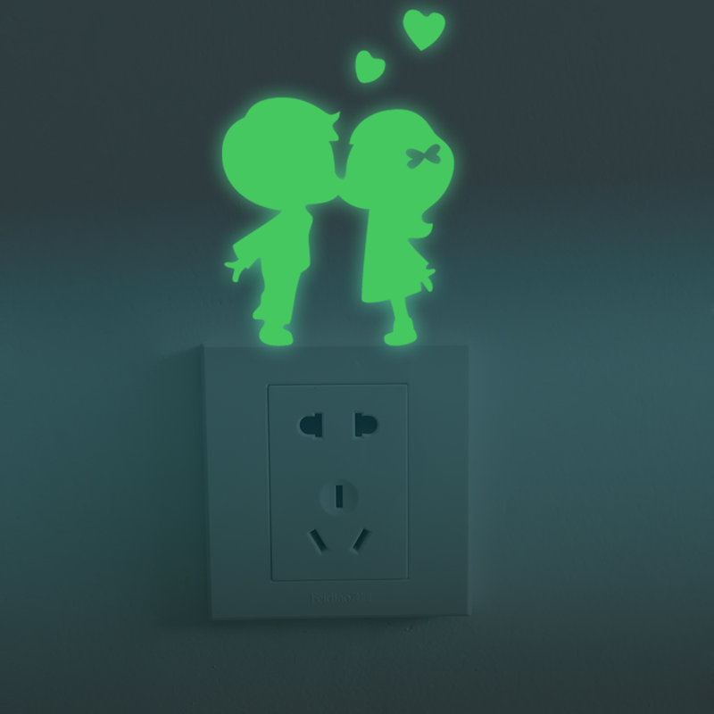 Glow in Dark Light Switch Sticker Set