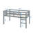 Twin Elevated Loft Bed Comes With Ladder-1788968136