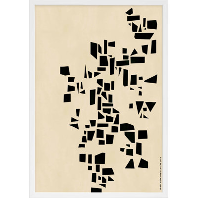 Broken Geometry I by Romina Gadler - Framed Wall Art