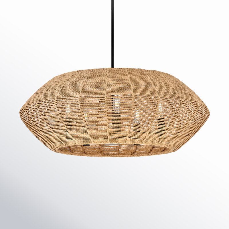 Luca 5 - Light Chandelier, Black/Brown