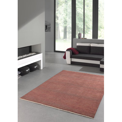 Abram Solid Colour Hand Woven Area Rug