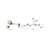 Transitional 7 Light Smoke Glass Linear Chandelier