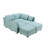 Contemporary Large U-Shape Modular Sectional Sofa, Convertible Sofa Bed With Reversible Chaise