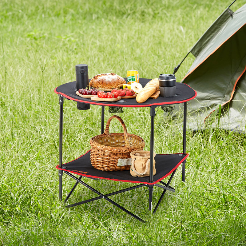Table de camping extérieure ronde 28,34 po Norty