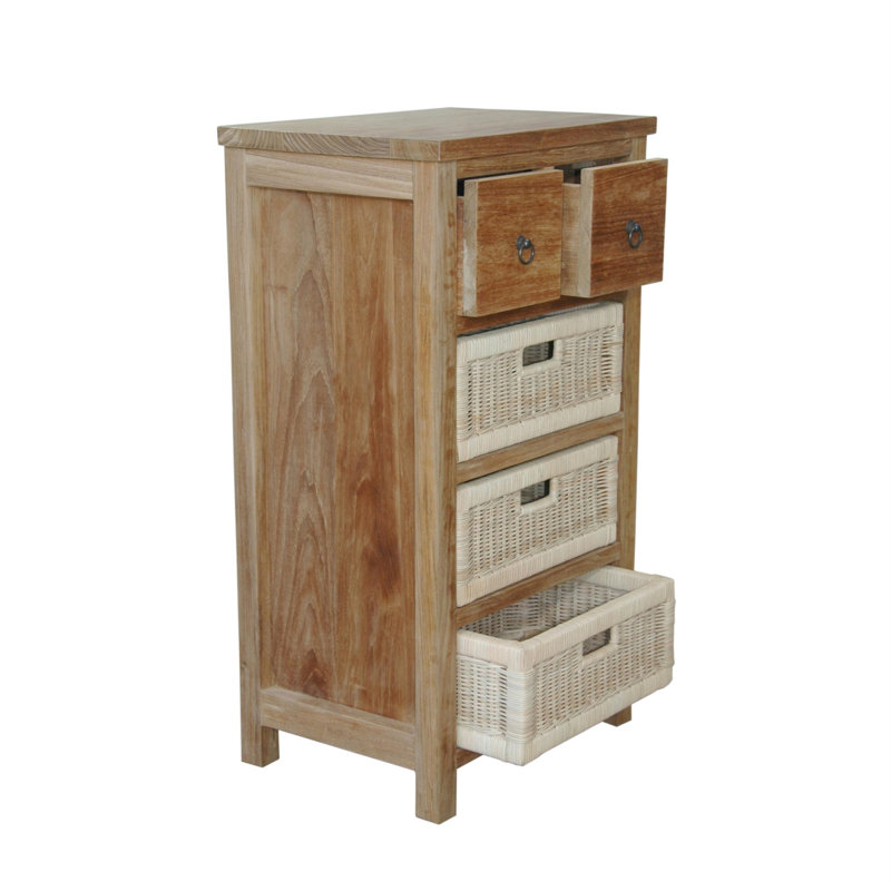 Commode décorative 2 tiroirs Safari