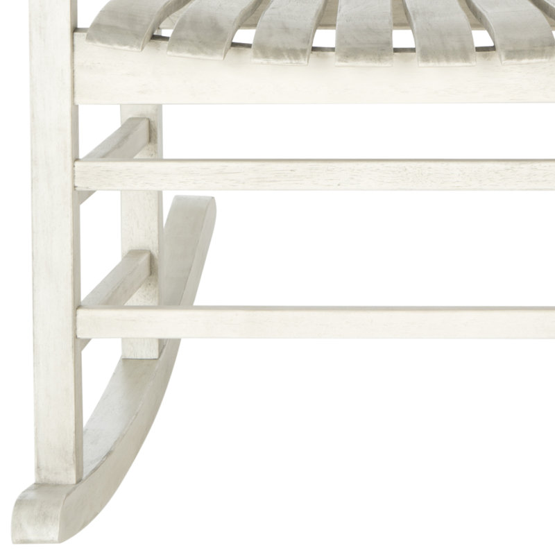 Chaise berçante Babitz, Blanc délavé