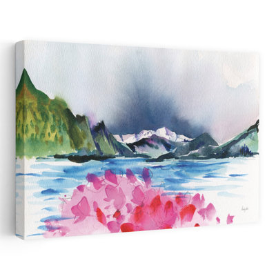 Moody Cove by Kristy Rice - Wrapped Canvas Print