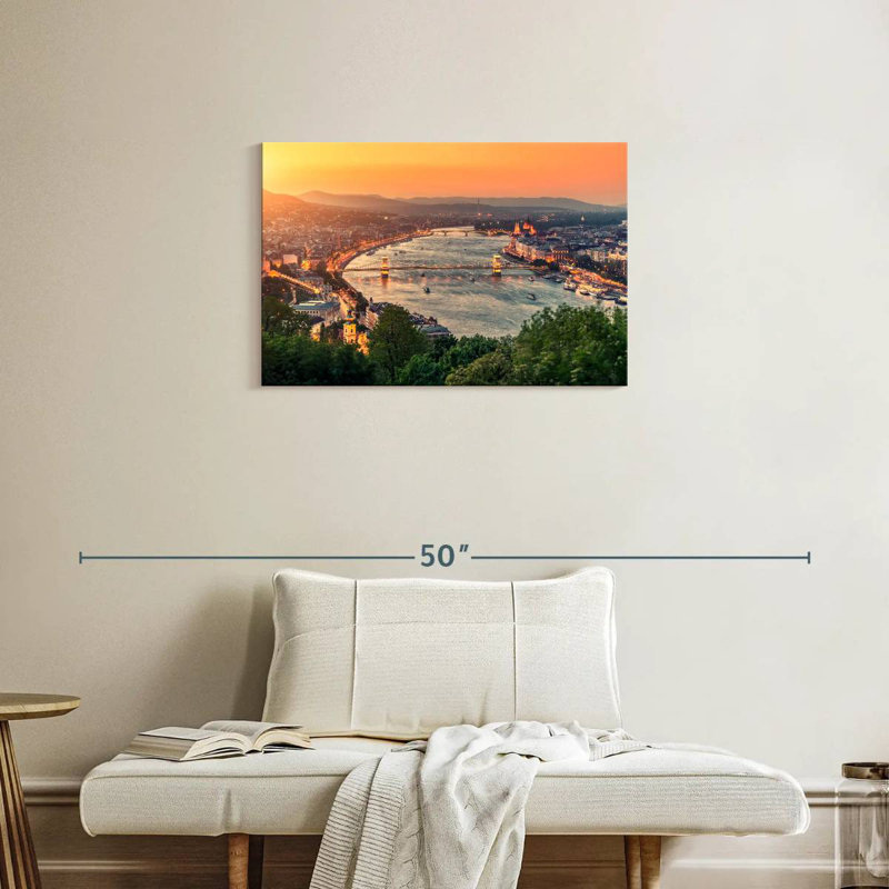 Marchelle Budapest Cityscape, 20" H x 30" W