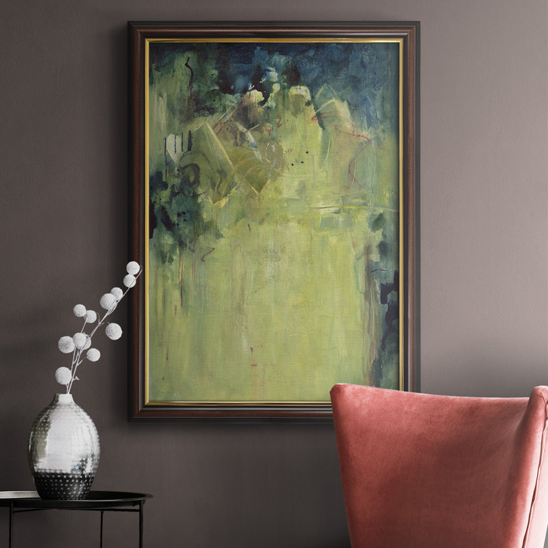 Toile encadrée de qualité supérieure Paradise Falls II - prête à être accrochée, H 20 po x l 16 po x P 2,5 po