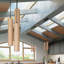 LINO 3 - Light Natural Cylinder Pendant