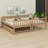 Detachable Wood Bunk Bed With Trundle, Converts To Two Beds, Space-Saving Design-1699227281