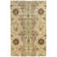 Wool Floral Area Rug in Green-375298614