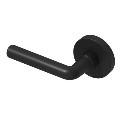 Arc Single Dummy Door Lever Modern Concealed Design Non-Turning for (Closet, Pantry or Hallway) – Sleek Minimalist Style in Matte Black