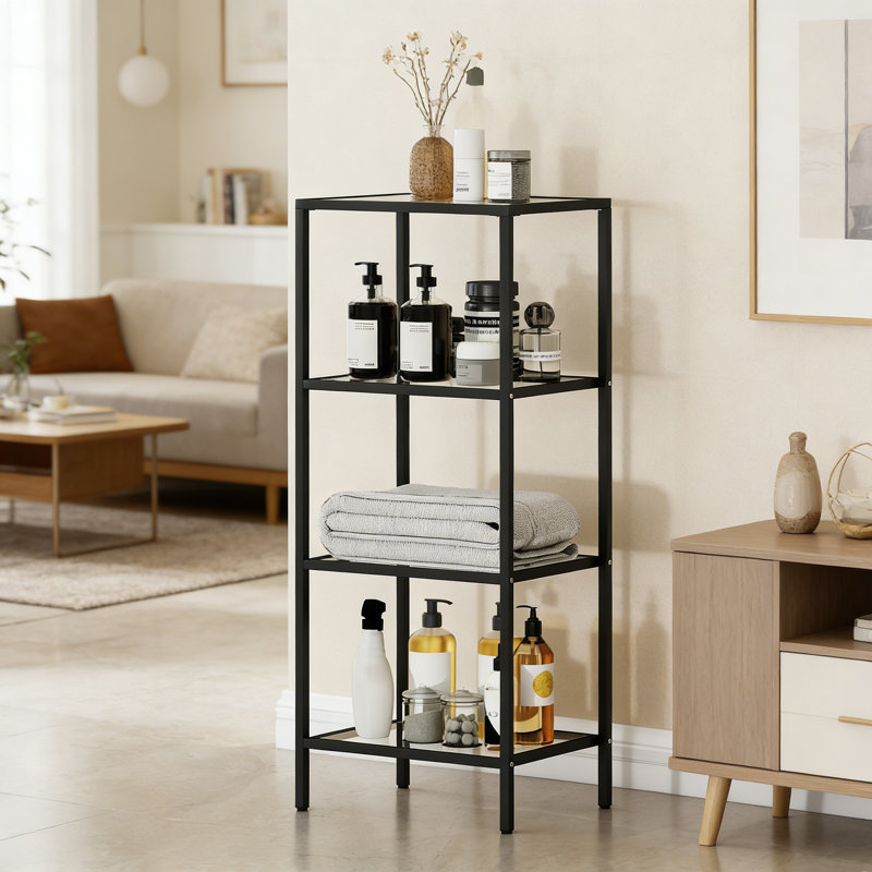 96.5cm H x 40cm W Metal Standard Bookcase