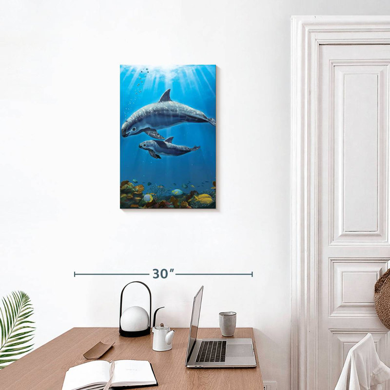 Brampt Vaquita Critically Endangered, 24" H x 16" W