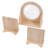 Christean 3Pcs Wall-mounted Wooden Cat Perch