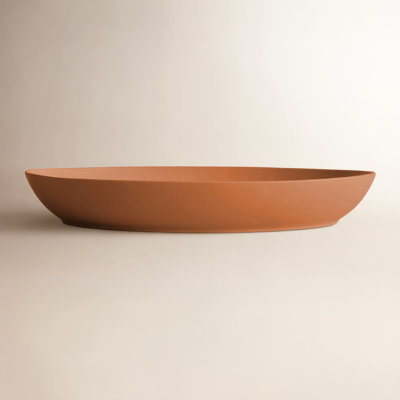 Ceramic Low Oval Serving Bowl