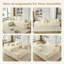 Canapé compressible en chenille beige-169801377
