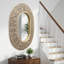 Miroir mural rond en rotin et bambou-889070753-889070767