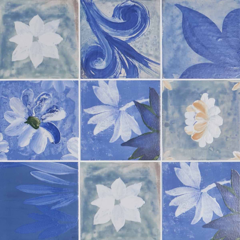 Angela Harris Wilder Portofina Decor 8x8 Mural Matte Porcelain Tile