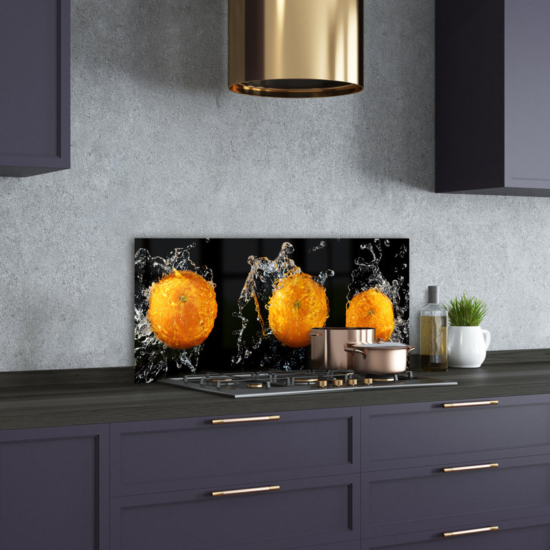50cm W x 100cm L Glass Peel and Stick Panel