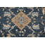 Tapis décoratif en laine de conception unique noué à la main New Age/bleu marine/beige 8 pi 4 po x 10 pi 3 po New Age Khotan