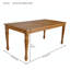 Maqintosh Outdoor Teak Dining Table