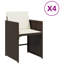 Outdoor Patio Dining Armchair with Cushion-681568797-681568799