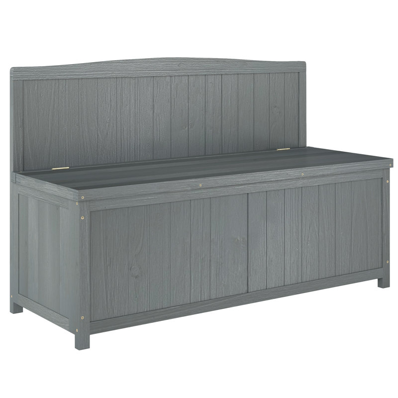 Outdoor Bench, Gray 
