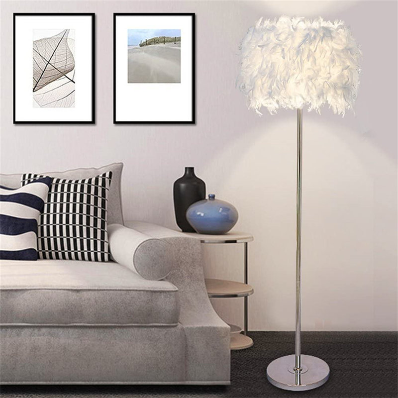 Allannah 140cm Chrome Novelty Floor Lamp