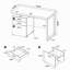 Bureau 3 tiroirs à finition cappuccino-1531172952
