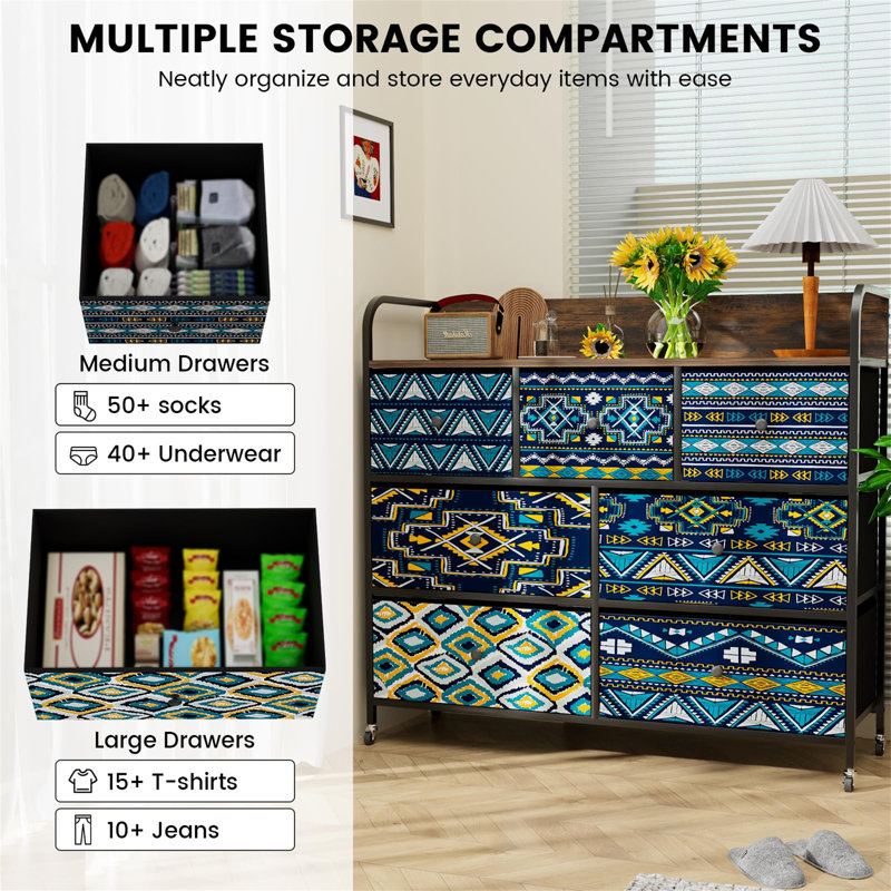 7 Drawer Storage Drawer
