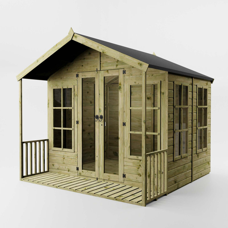 Mercia 8 x 8ft Premium Wessex Summerhouse, Yes