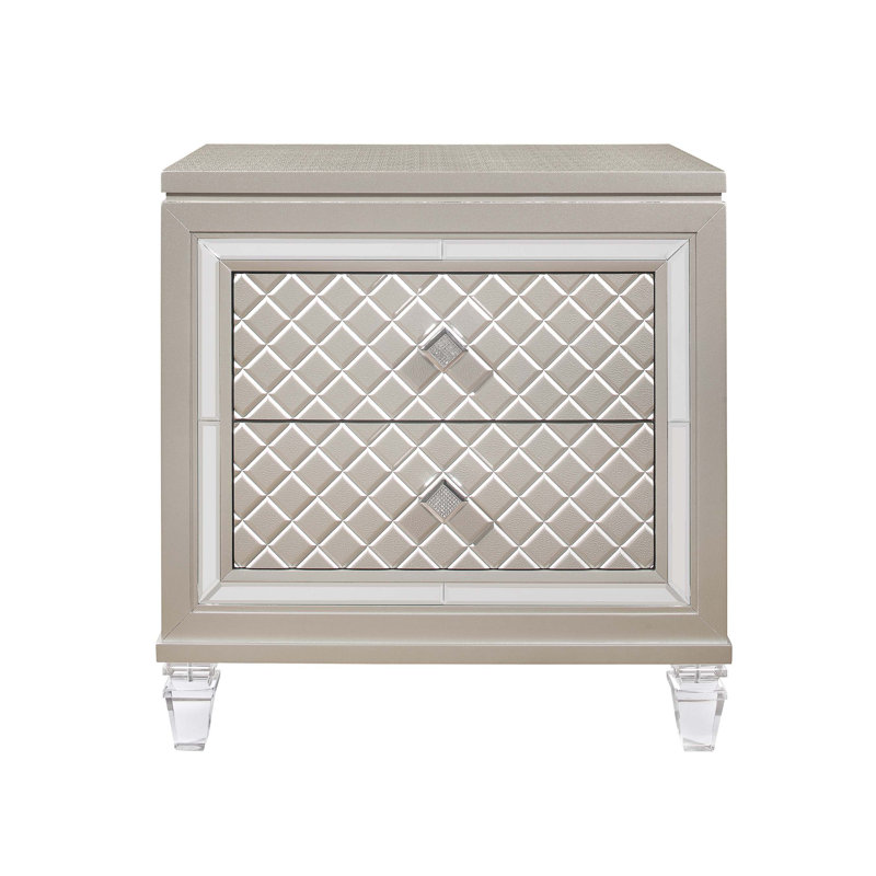 Table de chevet Cross Glam