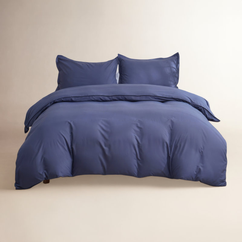 OCEAN FINE BEDDING Duvet Cover, Beige, Twin Duvet Cover + 1 Queen Sham