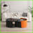 Space-Saving Round MDF Coffee Table with Extendable Top, Storage &amp; No Assembly for Small Spaces-555024186