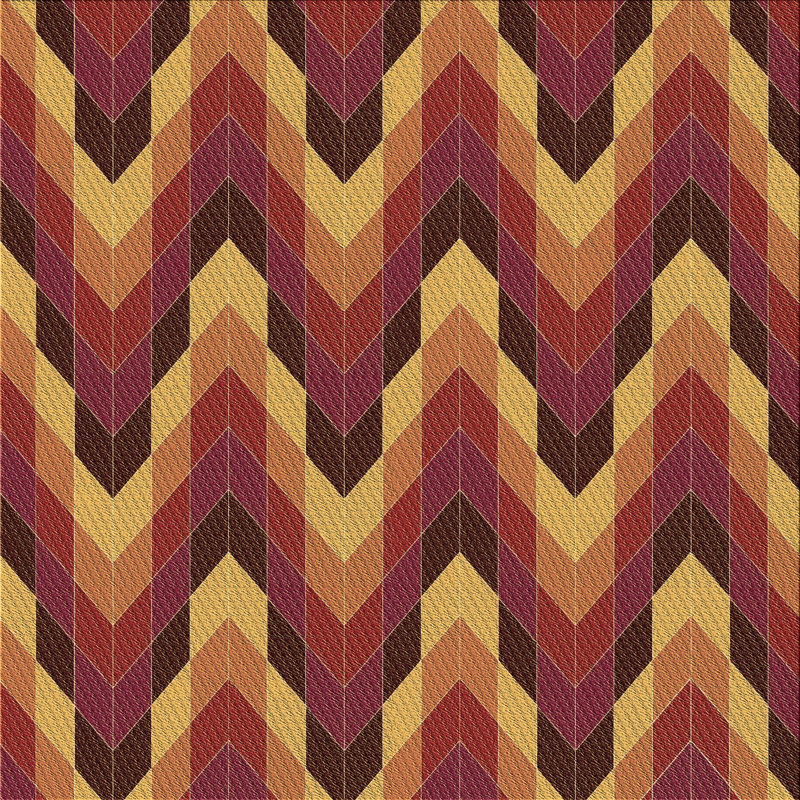 Performance Wool Chevron Indoor Rug, Square 4'