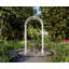 Tonnelle de jardin en vinyle blanc