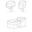 Table basse 2 pièces Ilgar-83962129